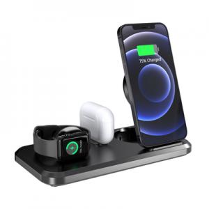 Intelligent 4 In 1 Magnetic Wireless Charger Multifunctional For Iphone Iwatch Airpods