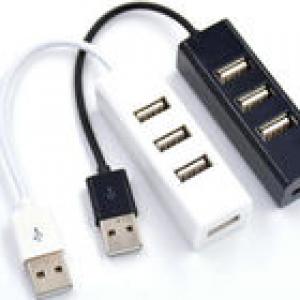 USB 2.0 Hub Splitter Adapter